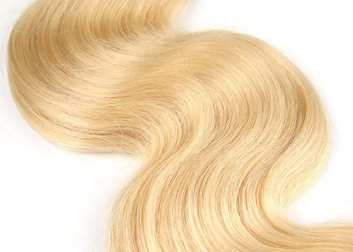 7A Grade Russian Human Hair Blonde Color Body Wave 613# 100% Human Hair 10" Inch 12 Inch