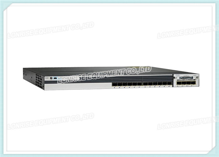 Cisco Catalyst Switch WS-C3750X-12S-S Layer 3 - 12 GE SFP ports - IP Base - Managed