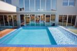 Non-Slip Swimming Pool Mosaic Tiles in Standard Glass for Philippines Sheet Size