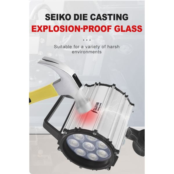 IP65 Oil Proof LED Machine Tool Light DC 24V Explosion Proof Work Light