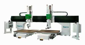 China Gantry Sawing 5 Axis CNC Machining Center For Solid Wood Furniture factory