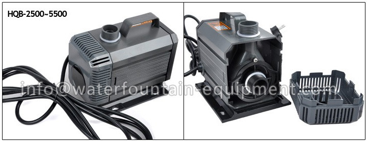 5500L / H Waterproof Water Fountain Submersible Pump Wear Resistant 240v