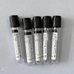 Black Hat PET Glass Esr Vacuum Blood Collection Tubes Sodium Citrate