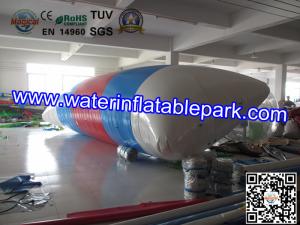 China Summer Inflatable Water Jump Pillow Long Blob Digital Printing factory