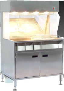 China 60cm 100cm Width French Fries Chips Display Warmer 304SUS Material factory