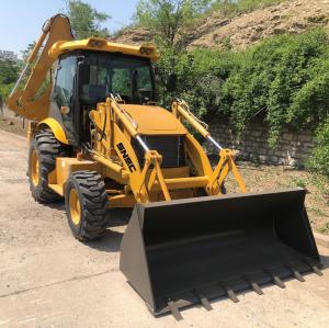 China 2.5 Ton 4WD Backhoe Loader with Quancheng Hydraulic Pump and Chuanye Hydraulic Cylinder factory