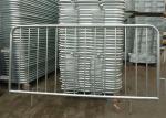 Flat Feet H0.9m Metal Pedestrian Barriers Hot Dip Galvanized Pedestrian Fence
