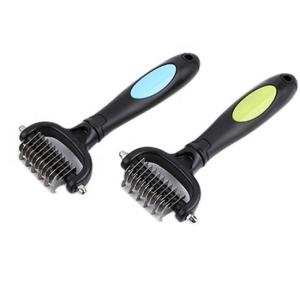 China Multiple Color Pet Combs And Brushes Size 8 * 17CM Non - Toxic Portable factory