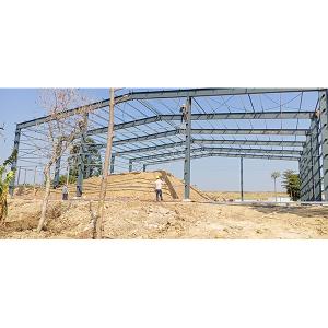 China Turnbuckle M12 Light Steel Structure Building with Color Steel Bottom Sheet factory