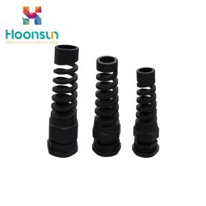 China Tensile Nylon Cable Gland Strain Relief Spiral Type Metric Cable Gland M Thread factory