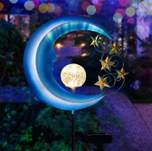 China Metal IP65 Waterproof Solar Moon Garden Light factory