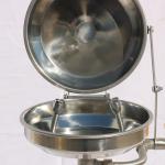Wall-mounted type stainless steel cover eye washer, eye wash station, auto open