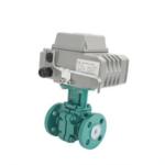 IP67 Grade Protection Anti Corrosion Valve With Electric Actuator CE Approval