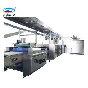 China Width 800mm Bakery Biscuit Production Plant / Industrial Biscuit Machine 600kg/H factory