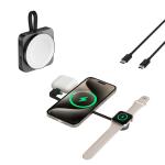 Portable 15w Wireless Charger Magnetic Compact For IPhone Watch And Headphones