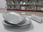 H Frame Mitsubishi PLC 12000 Pcs/h Aluminium Foil Container Production Line