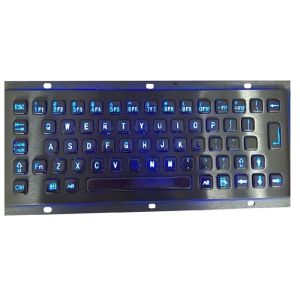 10 Mounting Holes Illuminated Keyboard , Industry Wireless Light Up Keyboard