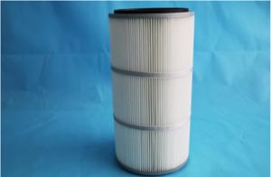 China High Performance Pleated Polyester Filter Cartridge For Dust Collector factory