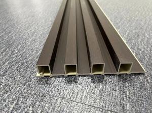 China Waterproof WPC Fluted Panel For Interior Wall Cladding Mildew Resistance factory