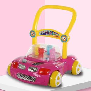 China Musical Rubber Wheel Baby Walker 2022 Model Ride On Toy for Kids 2 to 4 Years Old factory