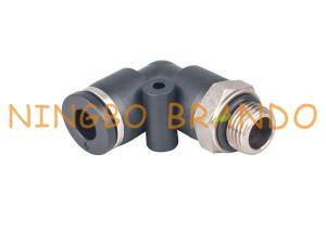 China 1/8'' 6mm Male Elbow Push In Quick Connect Pneumatic Hose Fittings factory