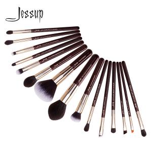 China Jessup 15Pcs Zinfandel Makeup Brushes Set Private Label Makeup Brush Cosmetic Brush Producer T282 factory