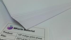 China 0.3mm Thick HP Indigo Single-sided PVC sheet  Digital Printing PVC Sheets factory