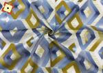 Gold Powder Dispersed Warp Knitted Printed Fabric 100% Polyester