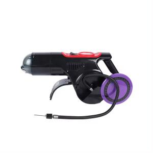 China Rechargeable Portable Handheld Car Vacuum Cleaner 4-In-1 Plastic Car Tire Inflator factory