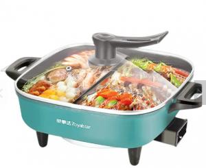 China Multifunctional Electric Hot Pot Steamboat Induction Cooker With Shabu Pot 1360W 5L factory