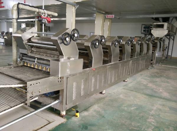 Chowmein Noodle Production Line , High Efficiency Industrial Noodle Making
