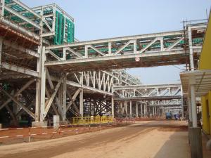 China Welding, Braking, Rolling And Electric Galvanized, Painting Structural Steel Fabrications factory
