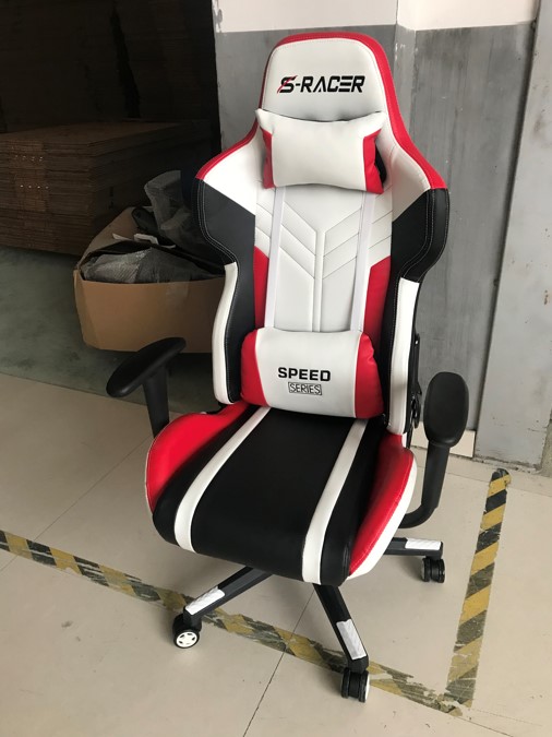 Comfortable PU Leather Custom Massage Y-SEATER Office Gaming Chair for Computer Gamer
