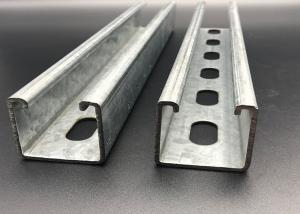 China 3.0MM Metal U Channel Q235 Slotted Unistrut Trolley ODM factory