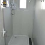 White Blue Light Steel Container House For Camp Convenient Fast Installation