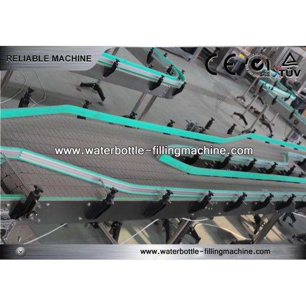 Soda / Tea Plastic Auxiliary Equipment Bottle Conveyor System Electric Driven Type