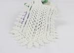 Cotton Embroidered Lace Neckline Applique Hollowed Out Trim For Couture Gown