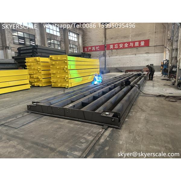 China 18m Heavy Duty Car Weighbridge Truck Scale With 100t Rated Load And Customized Design factory