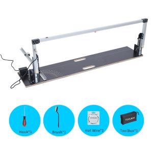 China Single Table Type EPS Hot Wire Cutting Machine 1450mm For KT Board factory