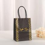Arabic Printed Packaging Kraft Paper Bag for Hot Stamping Festival Celebration