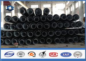 China Direct Burial Type Polygonal Shape 3-20mm Thick Power Transmission Utility Steel Pole factory
