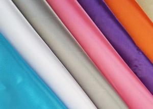 China Eco-friendly 100% recycled polyester RPET Microfiber Satin fabric factory