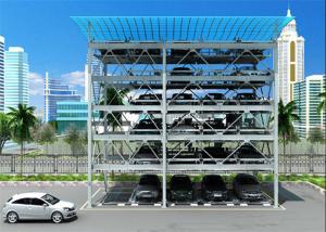 China Long Span Life Car Park Shade Structures Multi Story Steel Building Non Combustible factory