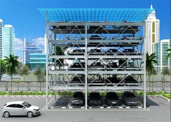 Long Span Life Car Park Shade Structures Multi Story Steel Building Non