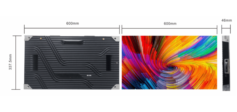 600cd/M2 Brightness Indoor Fixed LED Display P1.56 Video Wall Small Spacing