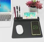 Reusable Ultraportable Wireless Charging Mouse Pad Nonslip For PC