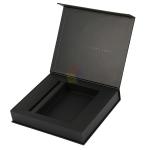 Wholesale Custom Logo Paper Hard Cardboard Black Magnetic Box Gift Packaging