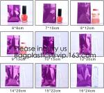 Top zip plastic bag food packaging/ 3 side seal zipper bag/ stand up pouch k bag