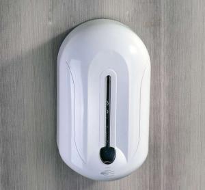 China 1100ml Automatic Hand Sterilizer Soap Drop Dispenser 6V ABS PIR Sensor Compact Design factory