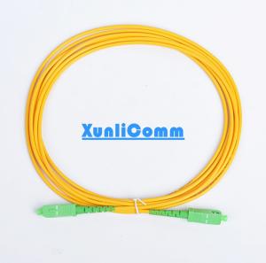 China Eco Friendly Optical Fiber Jumper SC / APC - SC / APC Low Insertion Loss factory
